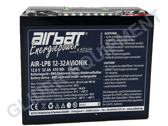 Airbatt LiFePO4 (LFP) accu 12V 32Ah [LF32-12]